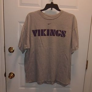 Gray Nike Minnesota Vikings Tshirt